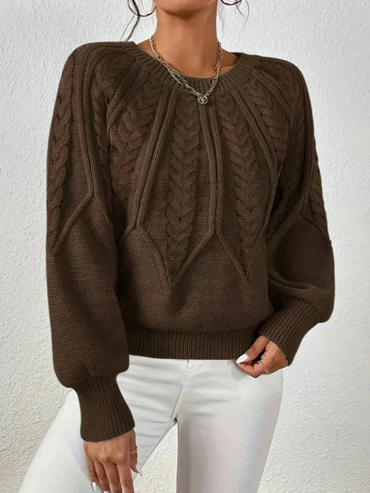Gebreide Dames Trui in Zeven Kleuren