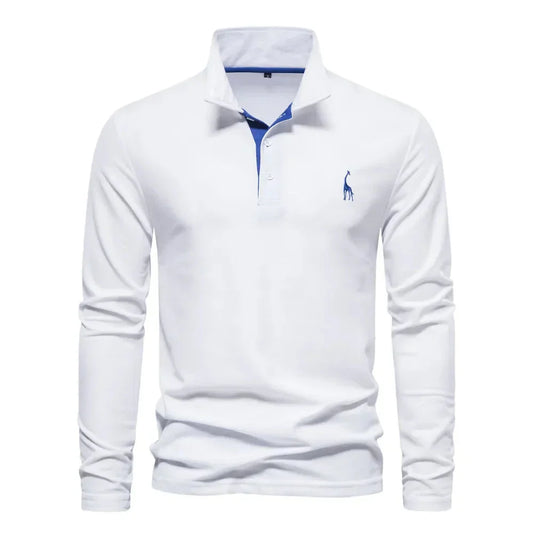 Heren Polo met Lange Mouwen – Zeven Kleuren