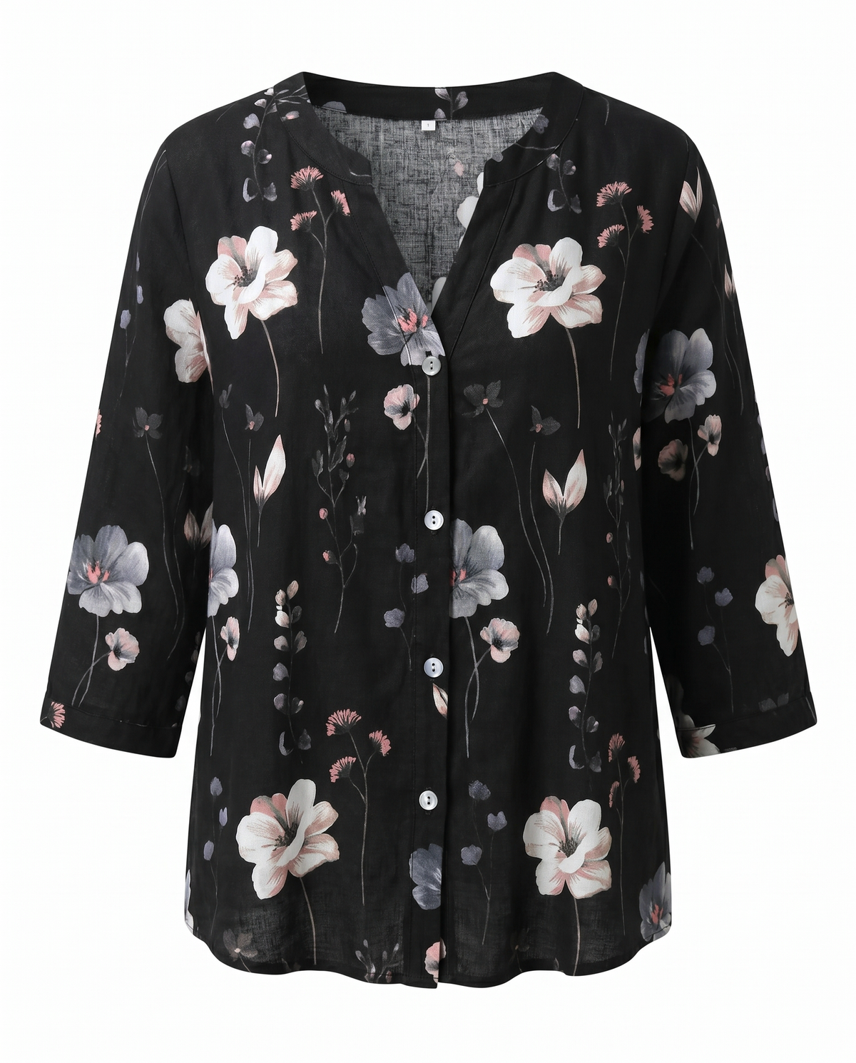 Damesblouse met Driekwart Mouw
