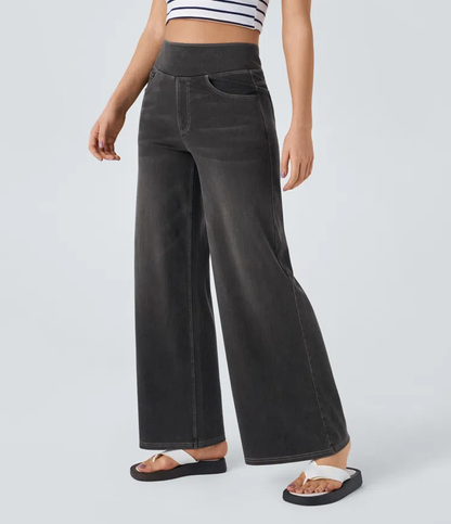 Dames Jeans met Hoge Taille – Vijf Denimtinten
