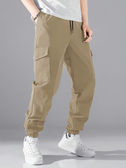 Heren Cargobroek – Zwart, Khaki, Blauw, Donkergrijs of Bruin