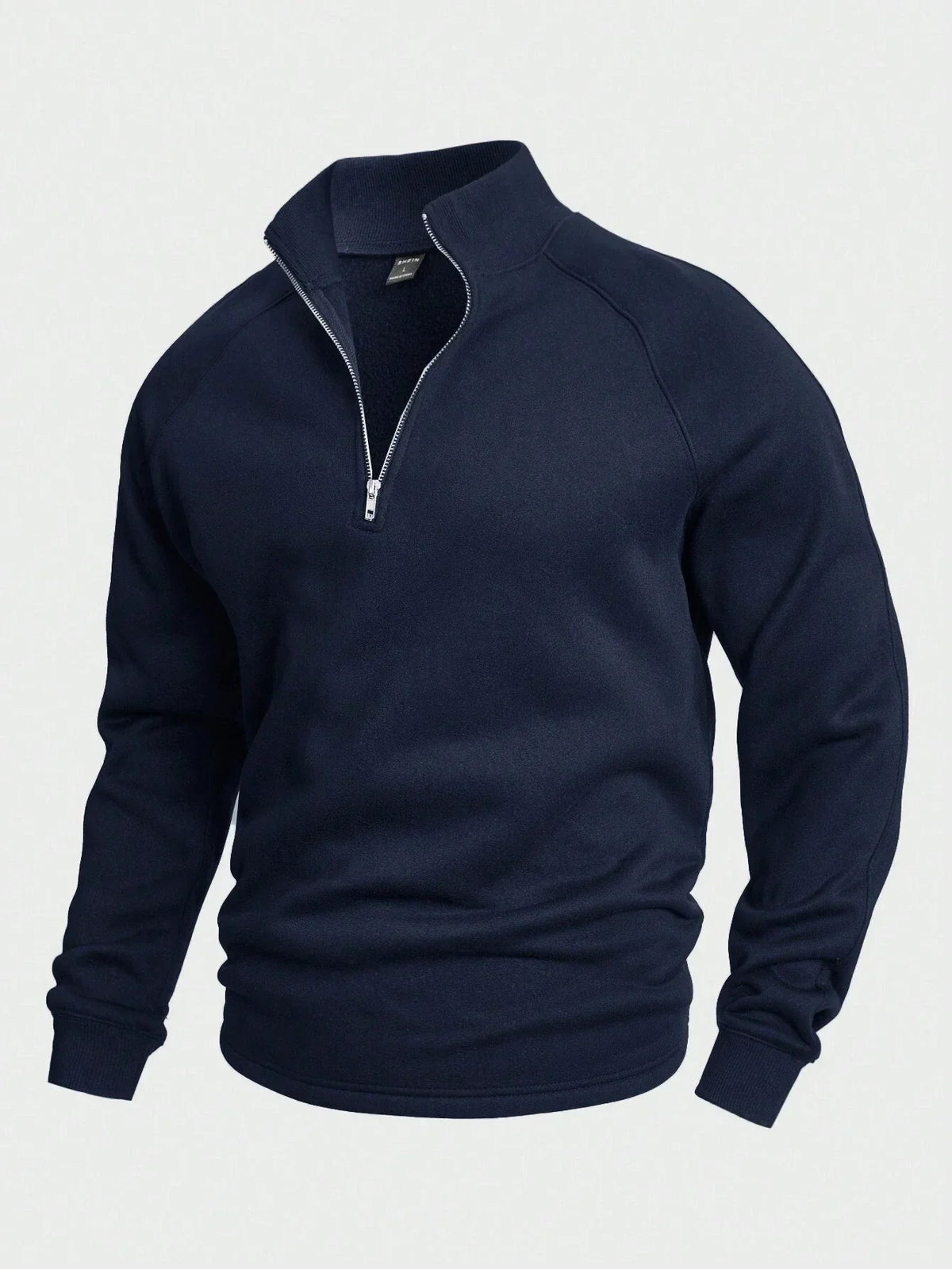 Heren Zip-up met Halve Rits – Vier Kleuren