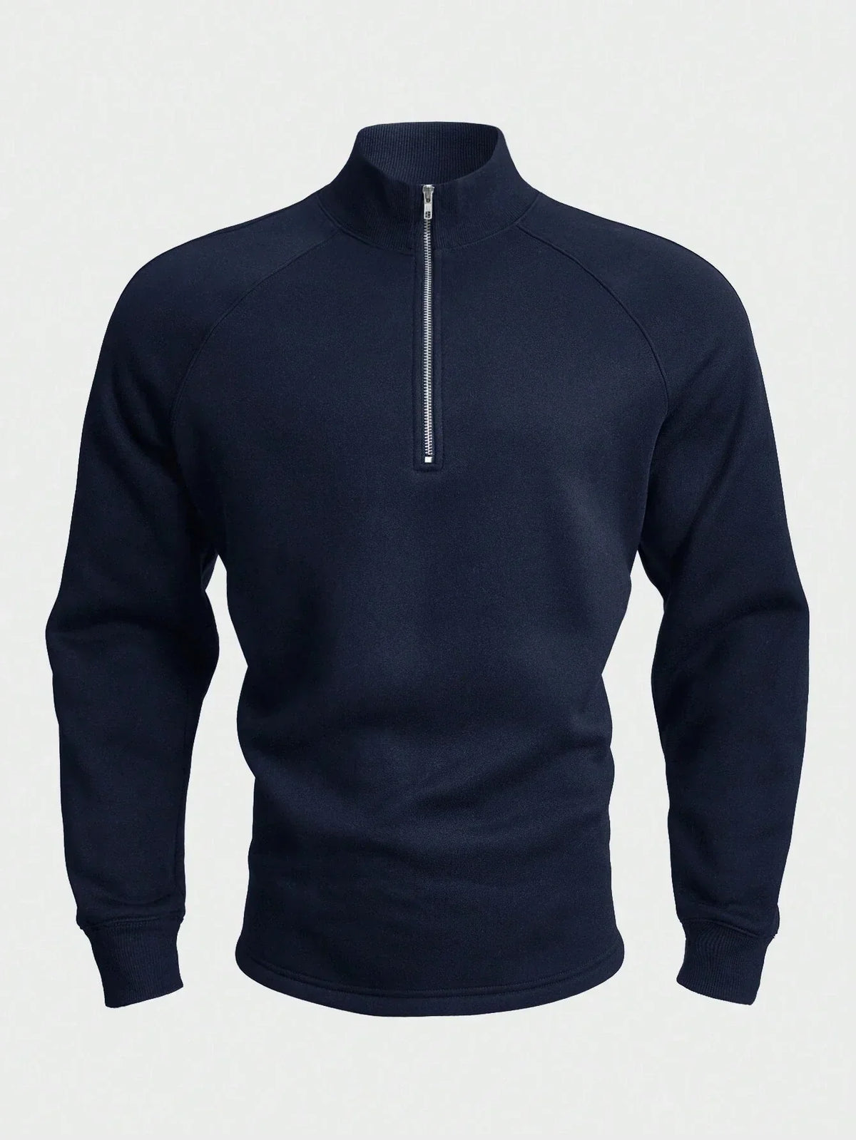 Heren Zip-up met Halve Rits – Vier Kleuren
