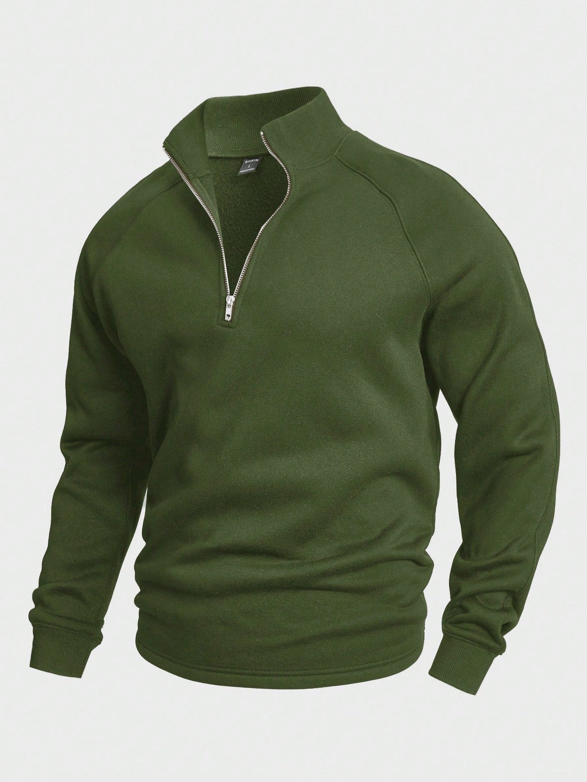 Heren Zip-up met Halve Rits – Vier Kleuren