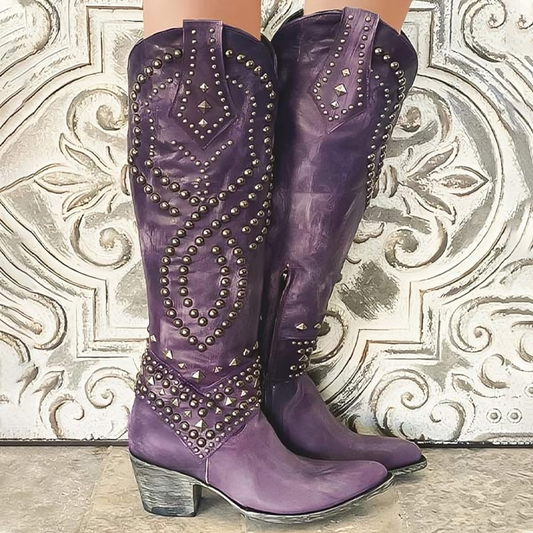 Kniehoge Western Laarzen voor Dames