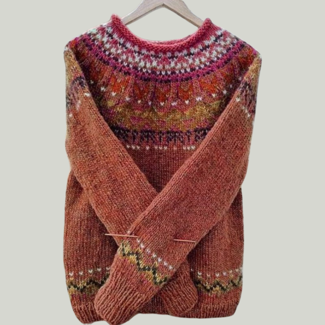 Vintage Dames Trui – Rood