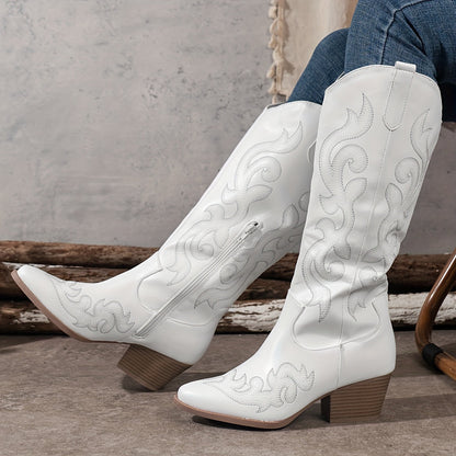 Dames Boots – Bruin, Wit, Rood of Zwart