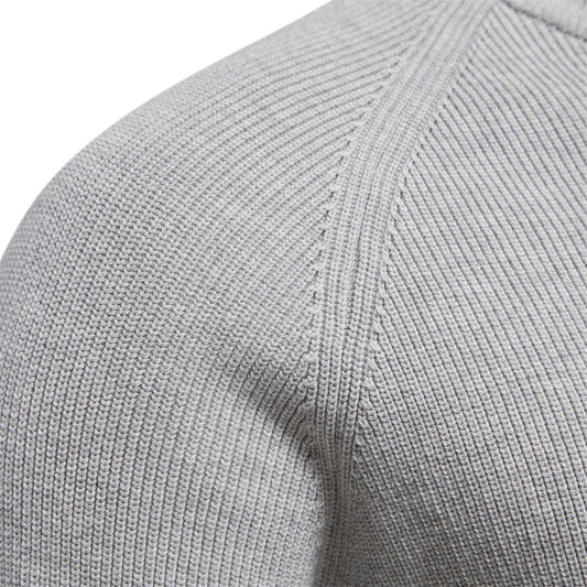 Gebreide Heren Zip-up Trui – Vijf Kleuren