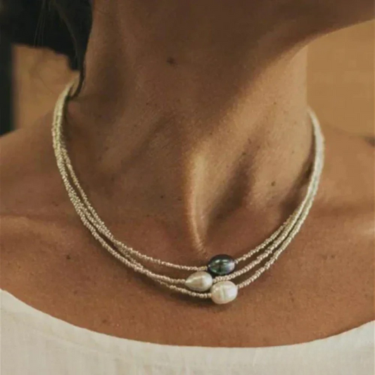Parelketting in Vintage Stijl