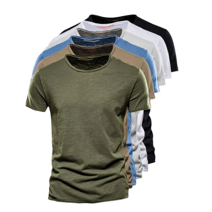 Klassiek Heren T-shirt – Negen Kleuren