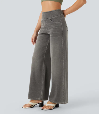 Dames Jeans met Hoge Taille – Vijf Denimtinten