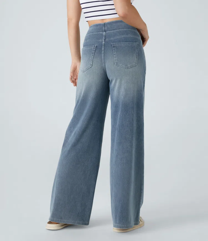 Dames Jeans met Hoge Taille – Vijf Denimtinten