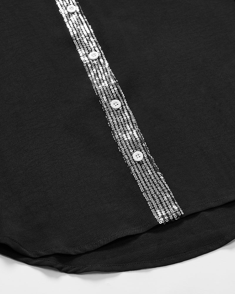Casual Dames Top met Pailletten
