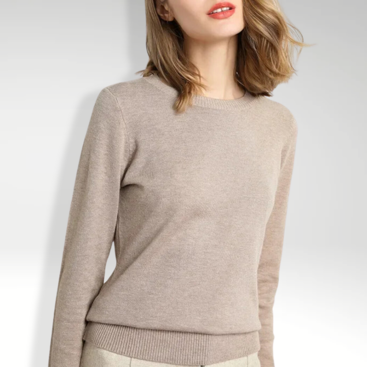 Dames Trui van Wol in 13 Kleuren