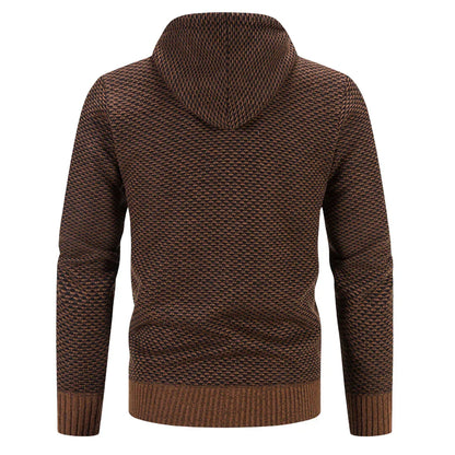 Heren Hoodie – Groen, Blauw, Bruin, Grijs of Rood