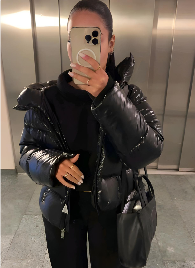 Dames Puffer Jas – Zwart of Blauw
