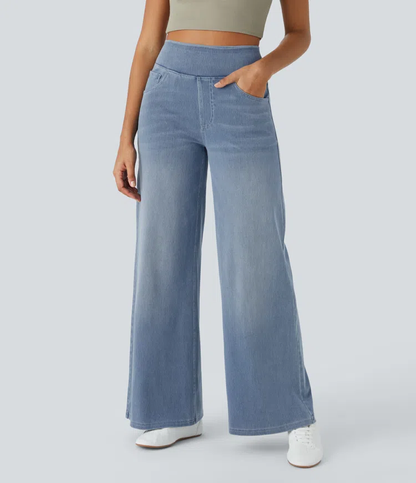 Dames Jeans met Hoge Taille – Vijf Denimtinten