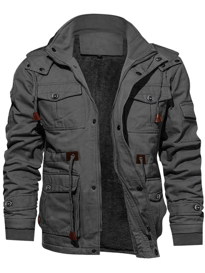 Heren Outdoorjas in Vijf Kleuren
