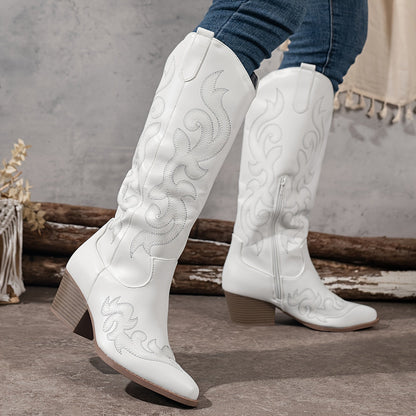 Dames Boots – Bruin, Wit, Rood of Zwart