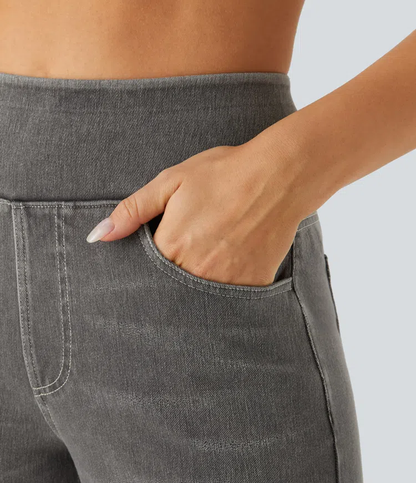 Dames Jeans met Hoge Taille – Vijf Denimtinten