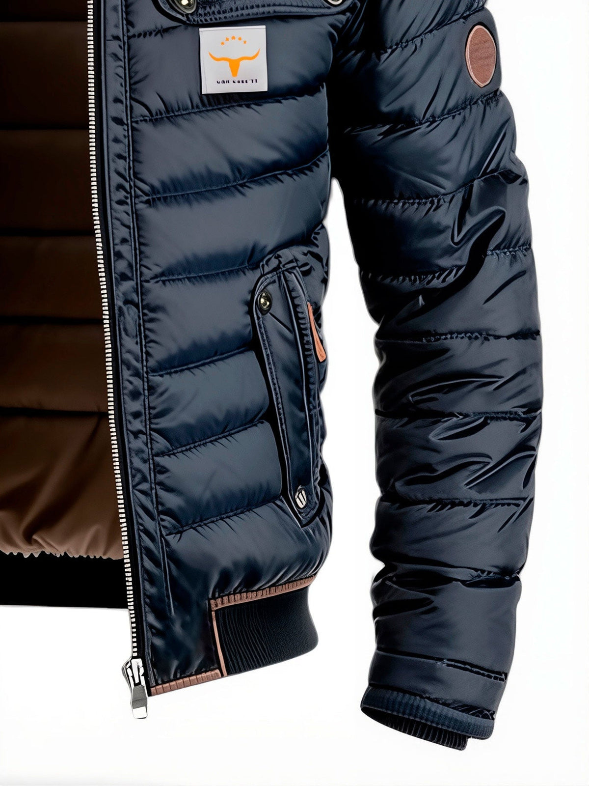 Heren Tussenseizoenjas – Blauw, Bruin of Grijs
