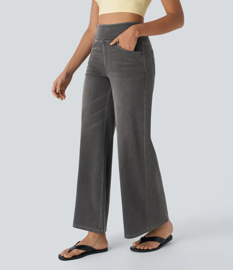 Dames Jeans met Hoge Taille – Vijf Denimtinten
