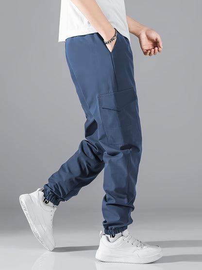 Heren Cargobroek – Zwart, Khaki, Blauw, Donkergrijs of Bruin