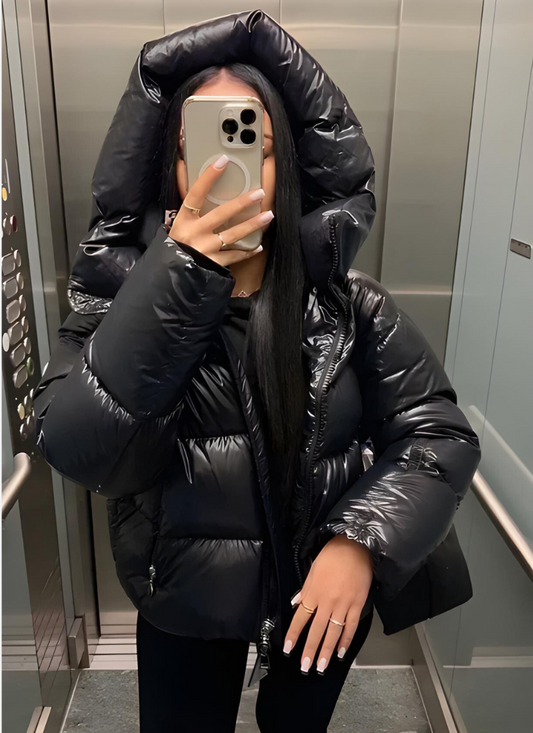 Dames Puffer Jas – Zwart of Blauw