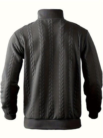 Gebreide Heren Zip-up – Vijf Kleuren