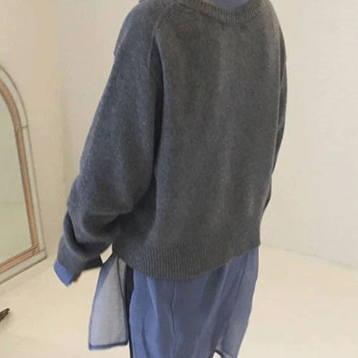 Dames Gilet met Asymmetrische Knopensluiting