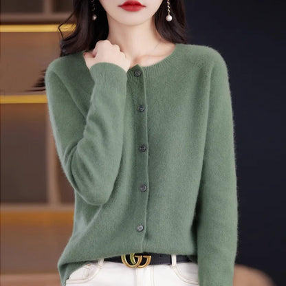 Dames Cardigan met Knoopjes in Acht Kleuren