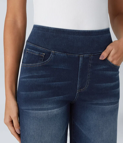 Dames Jeans met Hoge Taille – Vijf Denimtinten