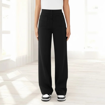 Dames Broek met Hoge Taille – Acht Kleuren