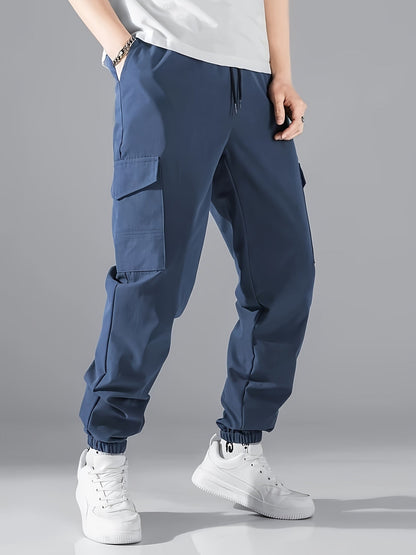 Heren Cargobroek – Zwart, Khaki, Blauw, Donkergrijs of Bruin