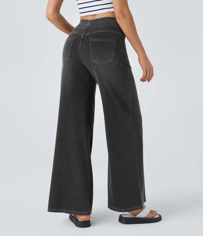 Dames Jeans met Hoge Taille – Vijf Denimtinten