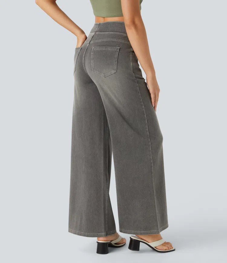Dames Jeans met Hoge Taille – Vijf Denimtinten