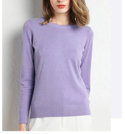 Dames Trui van Wol in 13 Kleuren