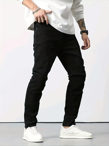 Slim Fit Jeans voor Heren – Zwart of Wit