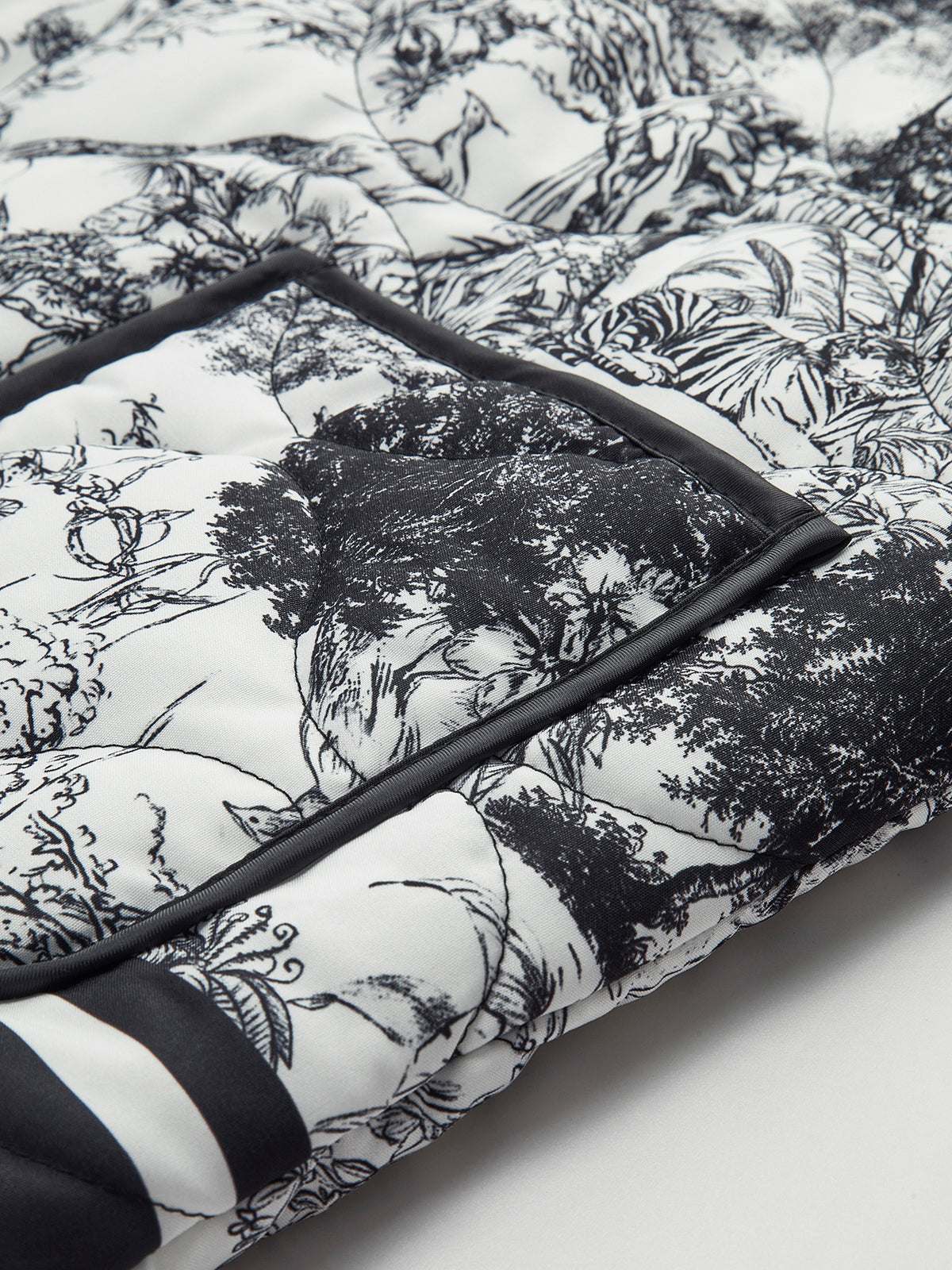 Dames Jack met Artistieke Print – Losse Snit