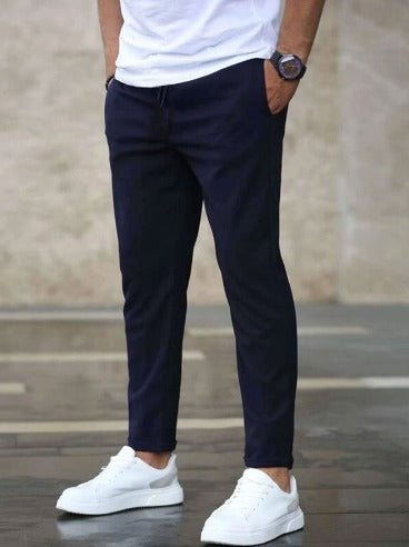 Stretchbroek voor Heren – Groen, Zwart, Grijs of Blauw