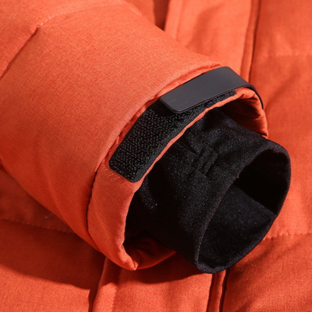 Heren Winterparka – Oranje, Blauw, Zwart of Donkergroen