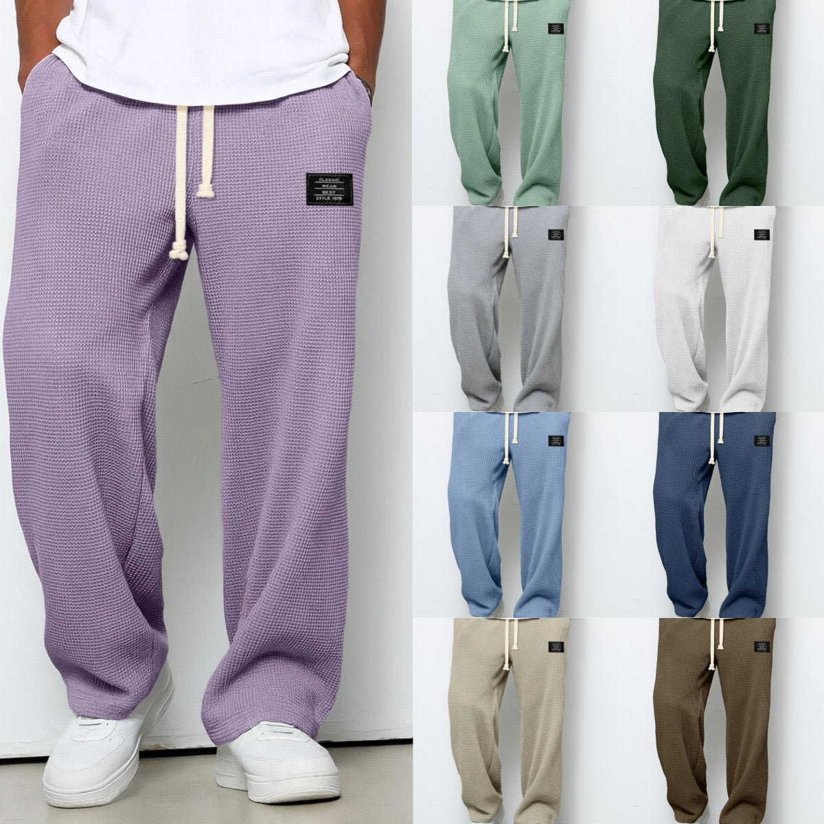 Herenbroek met Comfortabele Pasvorm – Tien Kleuren