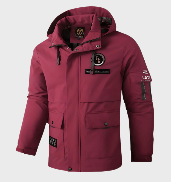 Getailleerde Heren Winterjas – Wit, Zwart, Legergroen of Bordeaux