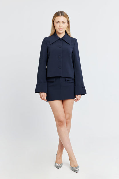 Dames Jas – Zwart, Wit, Donkerblauw of Khaki