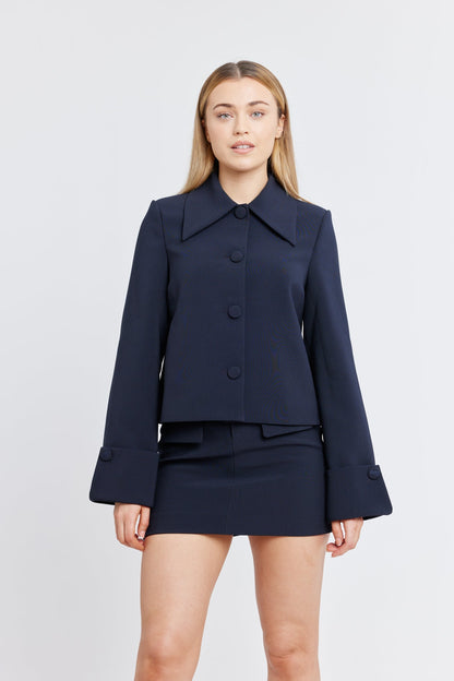 Dames Jas – Zwart, Wit, Donkerblauw of Khaki