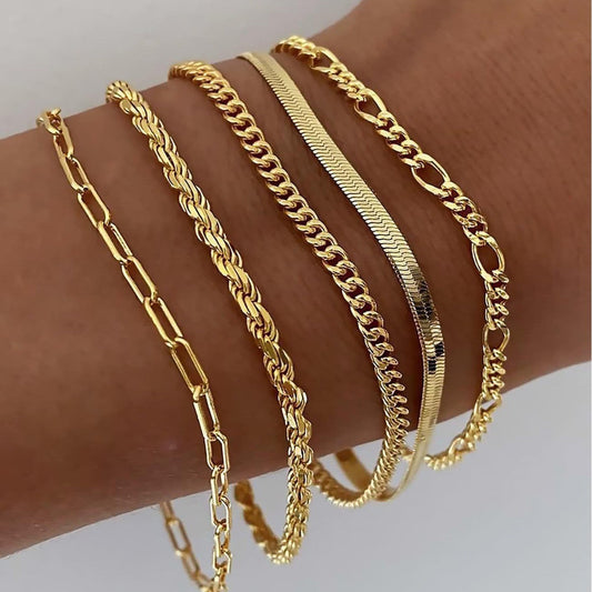 Armbandenset – Goud of Witgoud