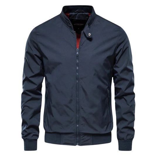 Casual Heren Jas – Zwart, Groen of Donkerblauw