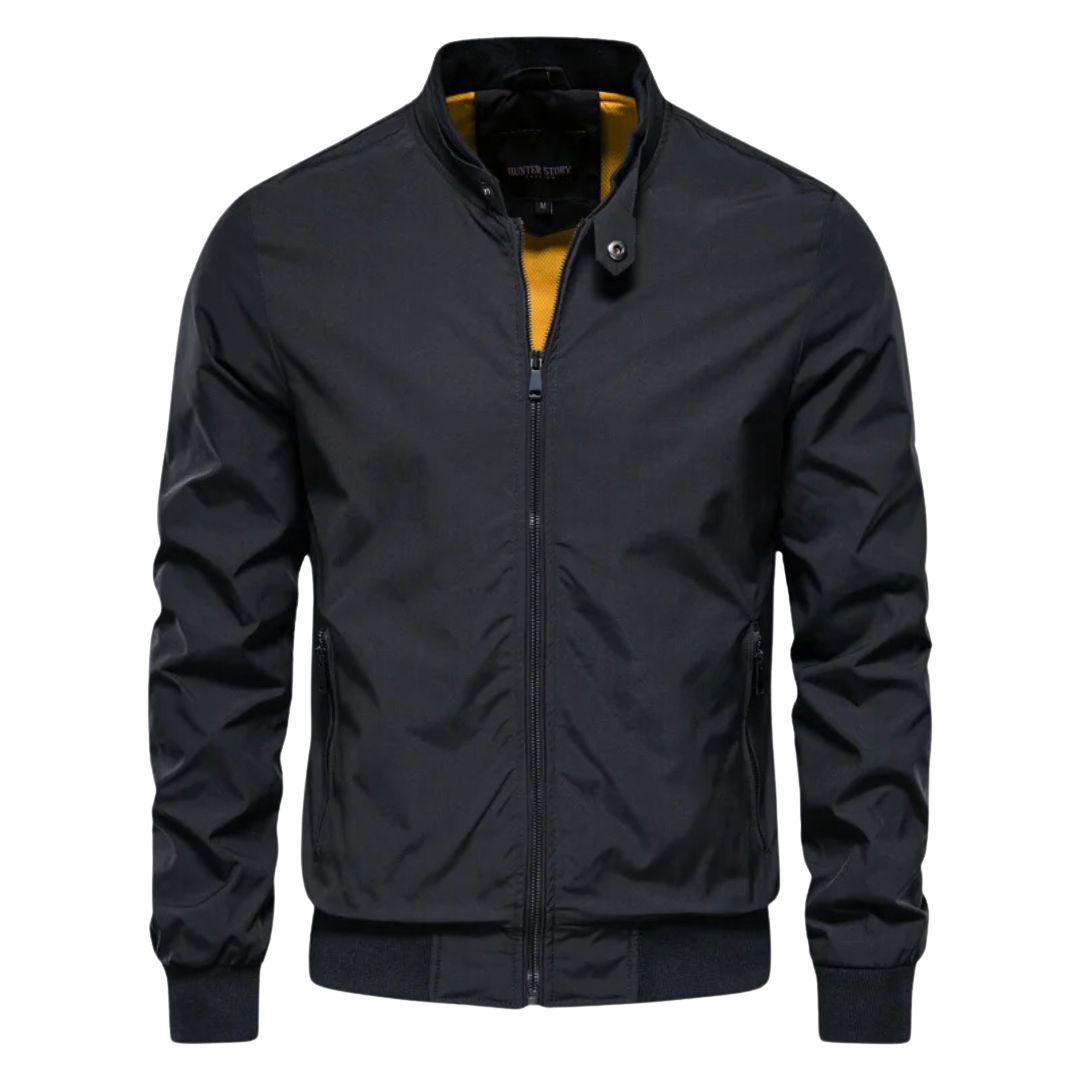 Casual Heren Jas – Zwart, Groen of Donkerblauw