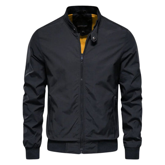 Casual Heren Jas – Zwart, Groen of Donkerblauw