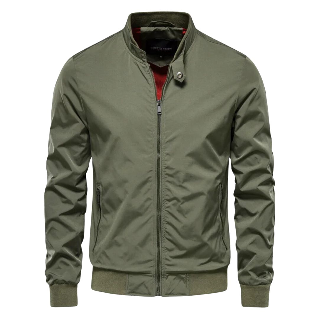 Casual Heren Jas – Zwart, Groen of Donkerblauw